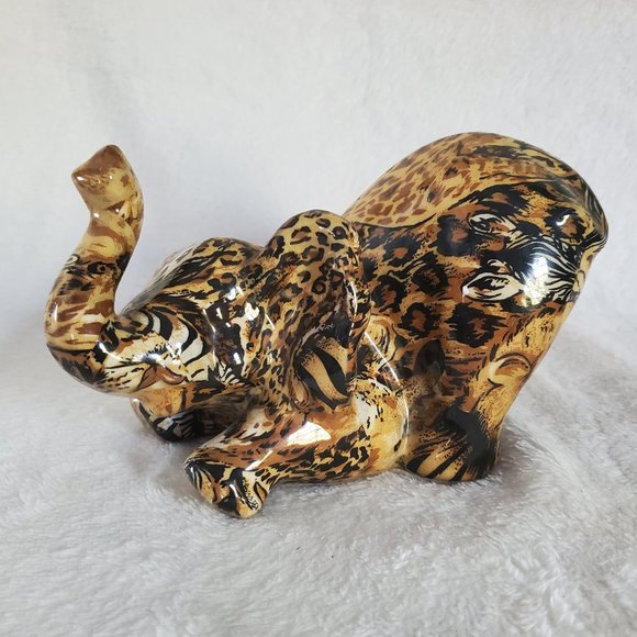 LA VIE Elephant Patchwork Figures (3) - Picture 10 of 16